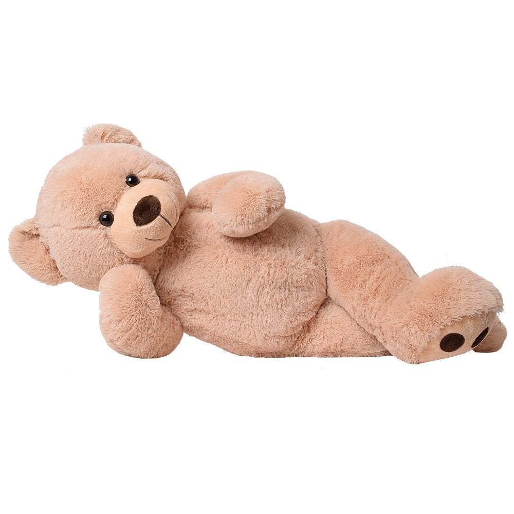 TE-Trend XXL Teddy Bear 100cm - sweet giant teddy for cuddly hours - brown teddy bear - plush toy XXL for unforgettable gift moments - plush bear - giant bear for kids & adults