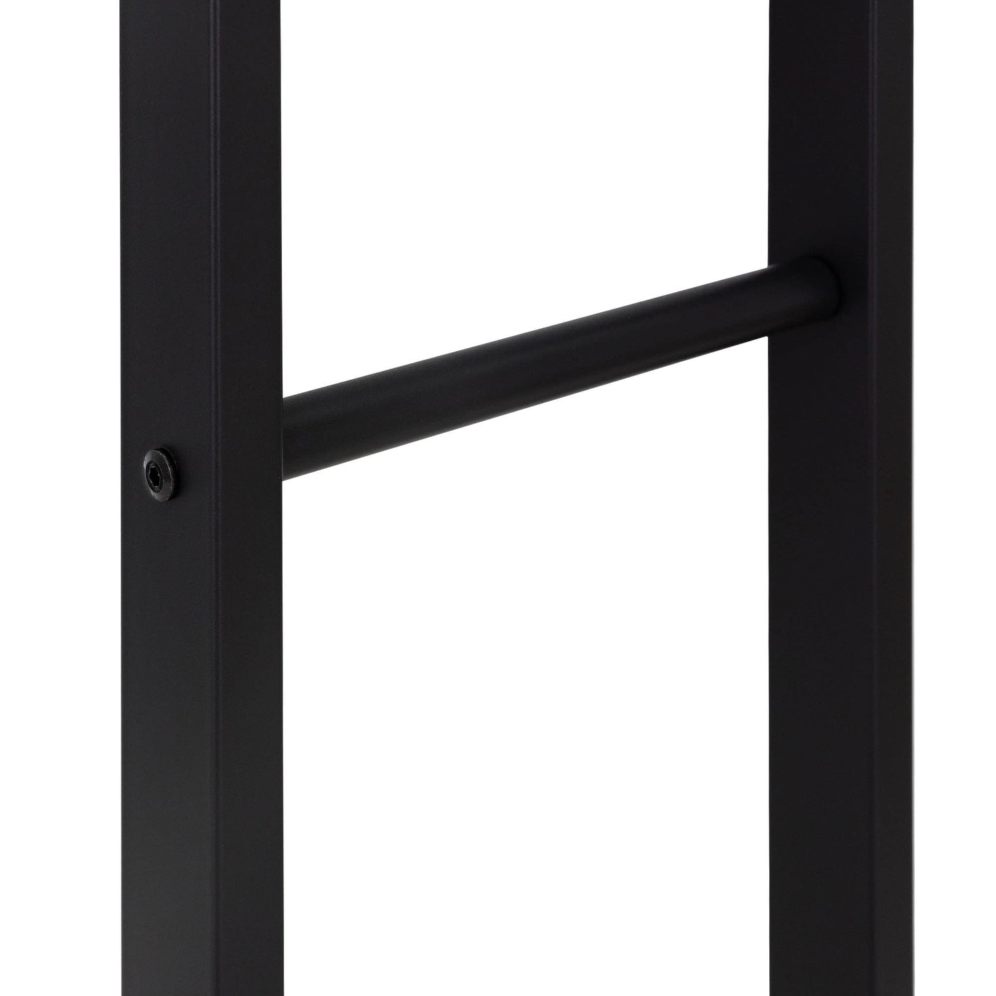 ML-Design fireplace log rack 40x100x25cm rectangular black metal, indoor/outdoor, coated steel firewood storage, fireplace stand firewood holder log rack for fireplace/stove.