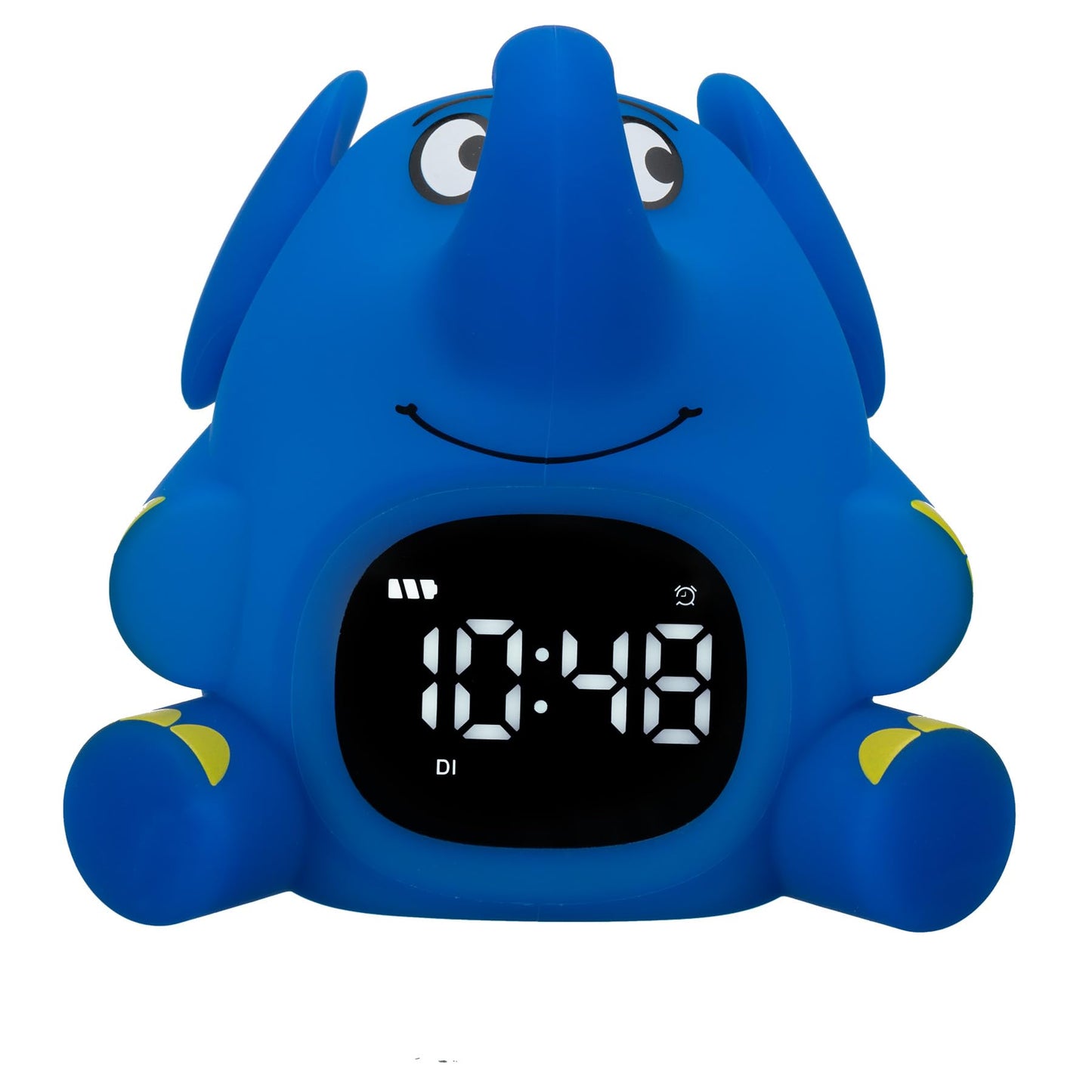 Bresser TheMouse Light alarm clock for children Wake-up light alarm clock night light elephant silicone snooze function.