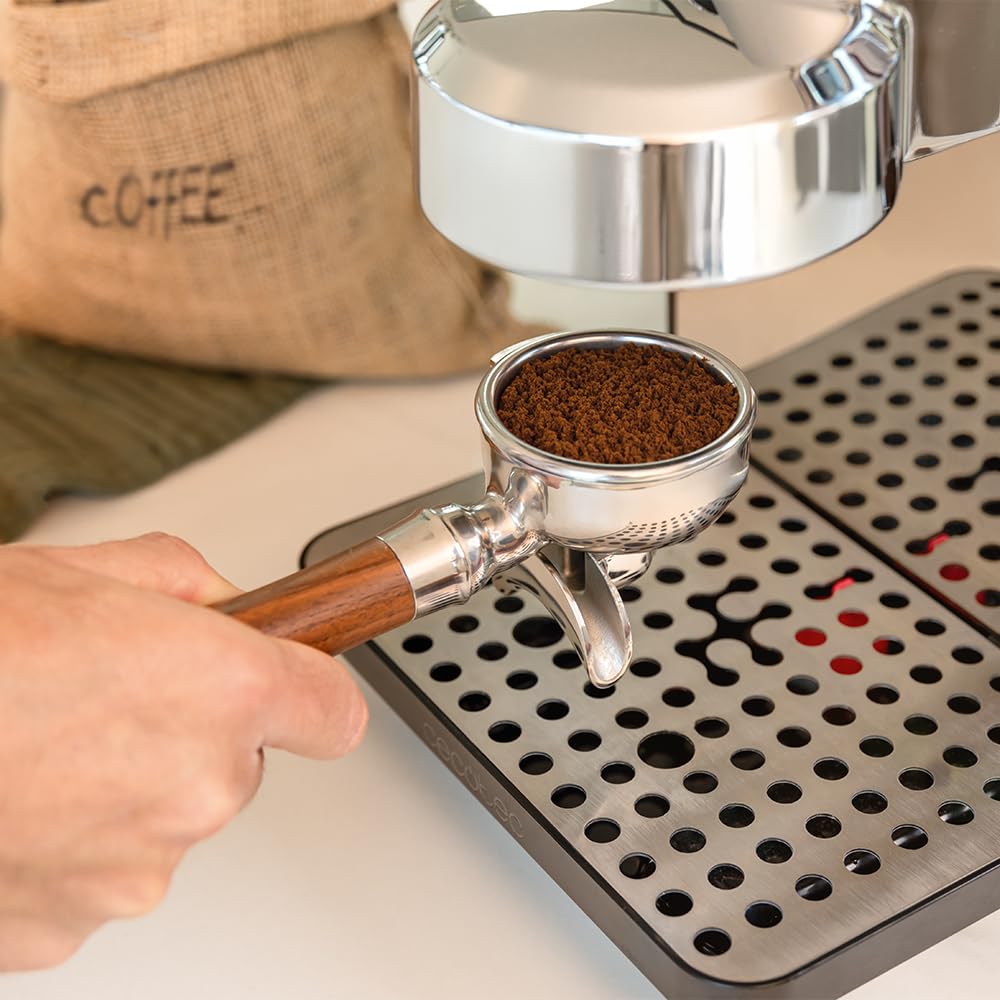 Cecotec Espresso Coffee Machine Barista Baristeo Intima, professional Barista Espresso Machine, pre-brew system, 15 bar pump, easy filling, 1.7L water tank, and cup warmer.