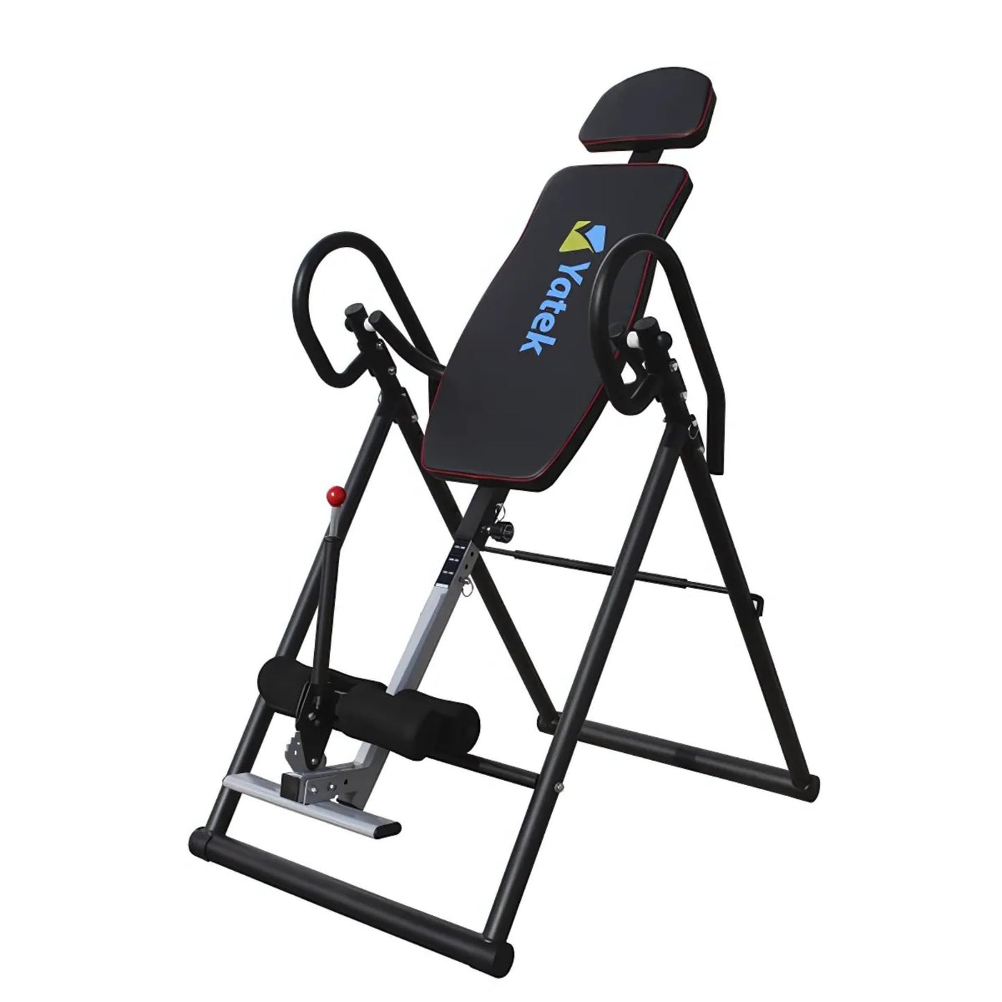 Folding gravity inversion table Yatek ECO model for home use with full inversion to relieve spinal pressure, back trainer supports up to 150 kg