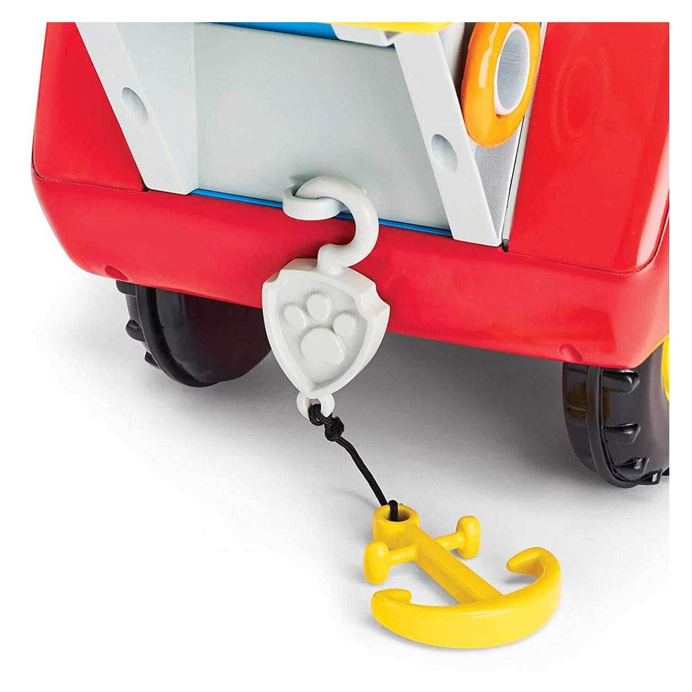 PAW Patrol Sea Patroller ship with Ryder figure and accessories, toy for children ages 3 and up, featuring light and sound effects, amphibious vehicle.