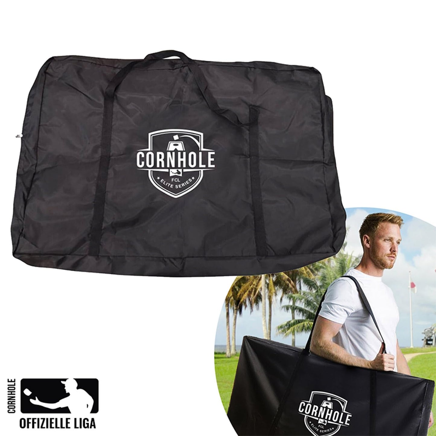 Official Cornhole® |American Cornhole| Easy to transport| Official dimensions| Premium quality| Outdoor and beach game| OriginalCup®