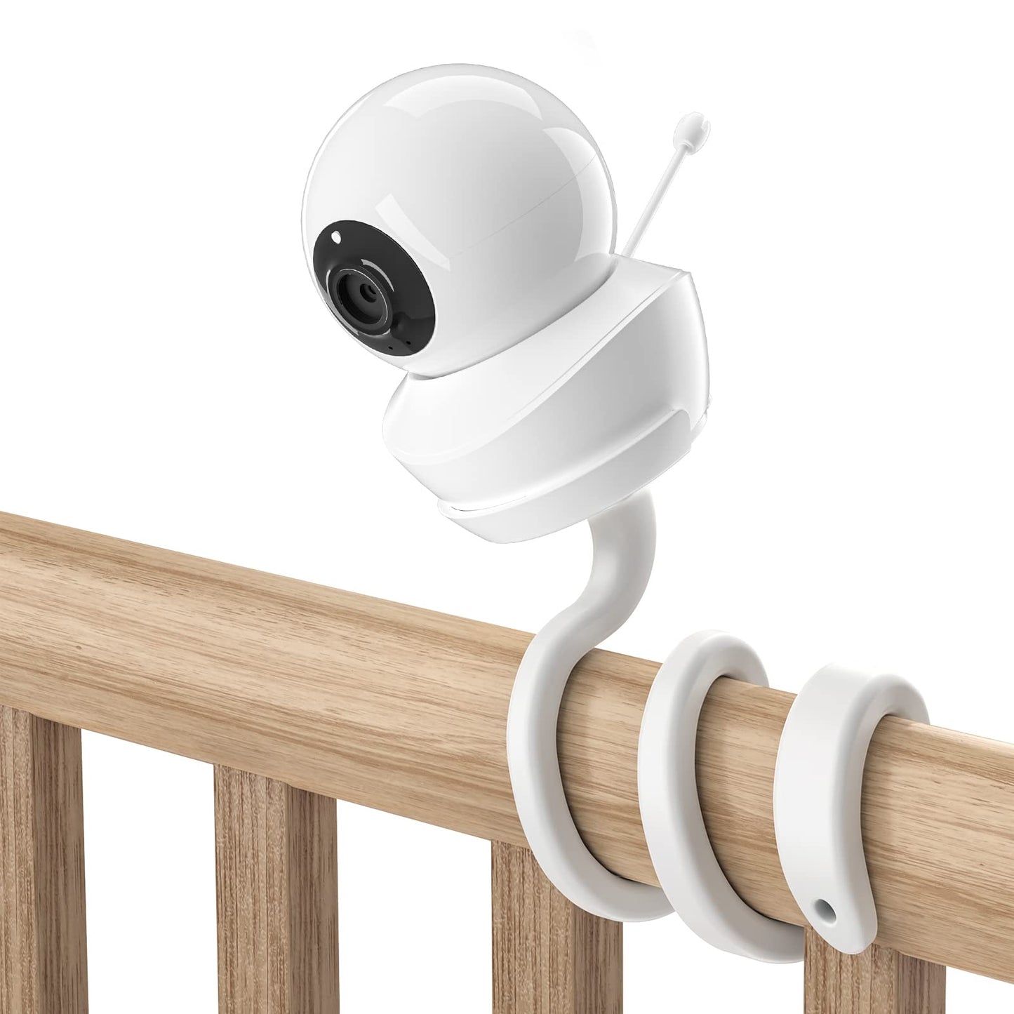Holder for Babysense S2/V43 Split-Screen Baby Monitor - Flexible Baby Monitor Stand, Baby Camera Monitor Holder for nursery crib edges Baby monitor