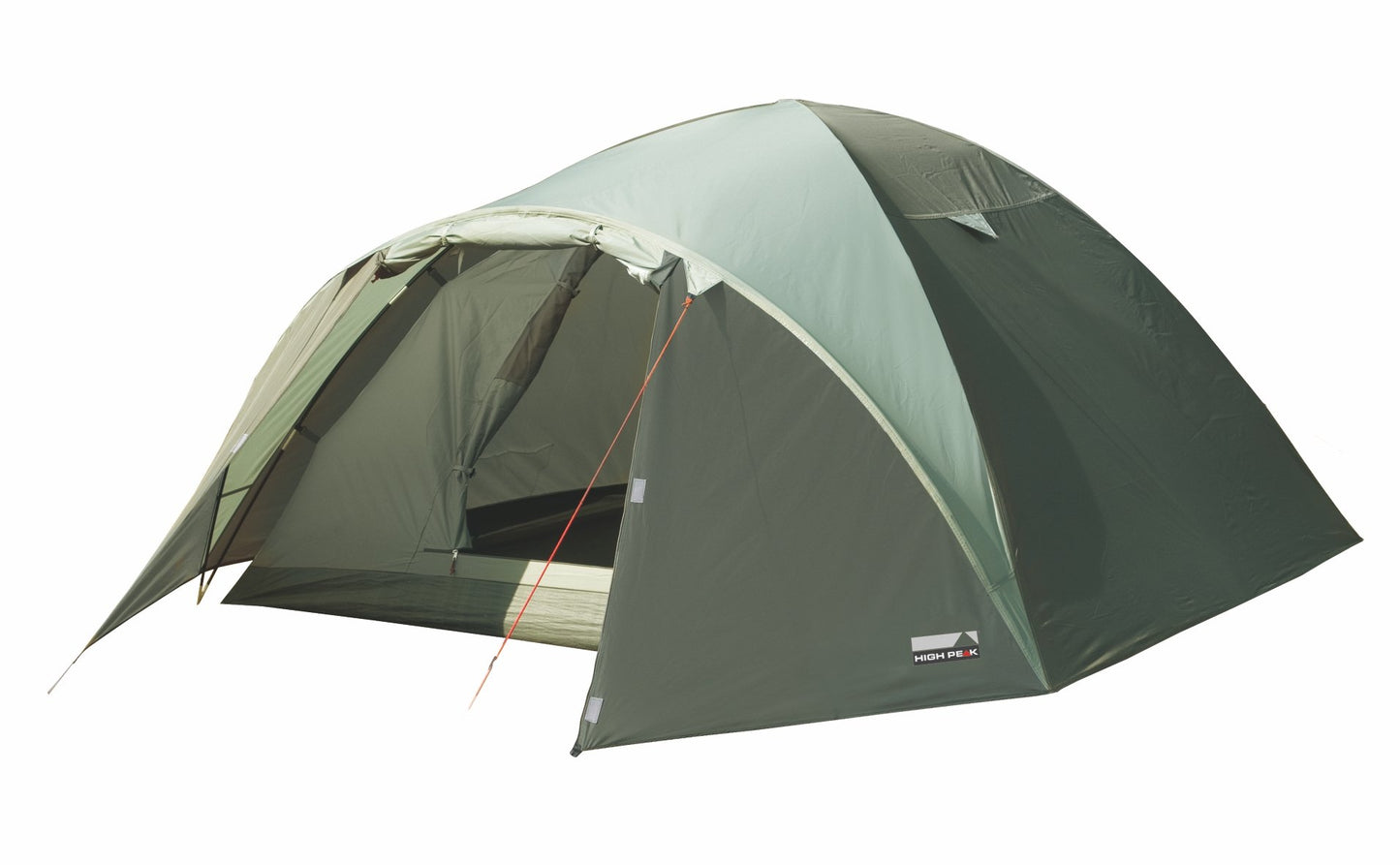High Peak Dome Tent Nevada 3, camping tent with vestibule, igloo tent for 3 people & Bestway Air Mattress Blue Horizon Single XL/Lo 185 x 76 x 22 cm