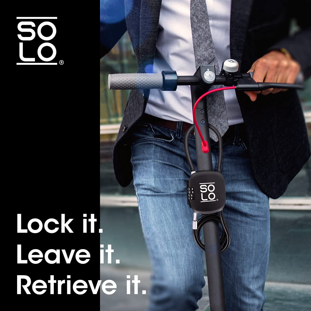 SCOOT LOCK SINGLE Portable Anti-Theft Electric Scooter, Bike Lock - New reinforced security for Xiaomi Ninebot Pure Electric Bird 8TEV Reid Inokim Razor (Chestnut Brown)