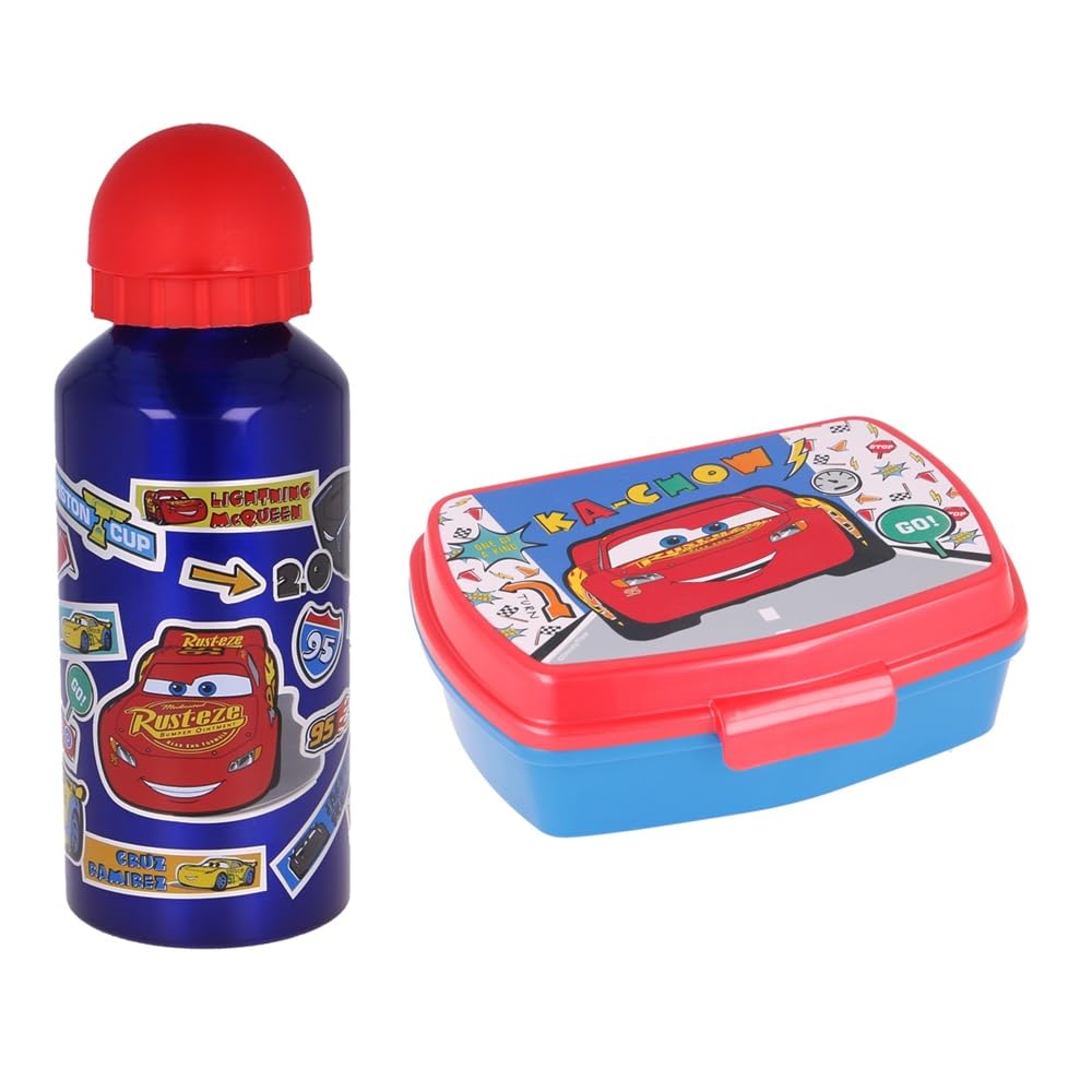 Disney Cars school bag for 1st graders for boys and girls · ergonomic backpack · school bag set (9 pieces with school cone)