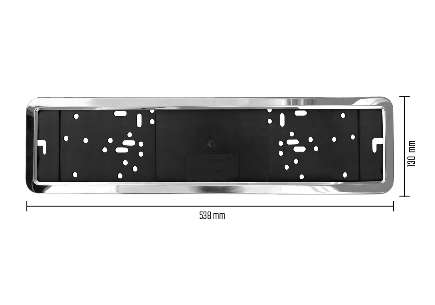 2X Car License Plate Holder 100% polished stainless steel car license plate holder mounting bracket number plate - A0202