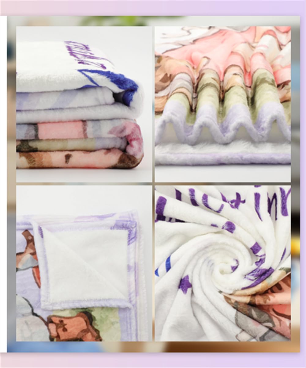 KAAYEE Gifts for Best Friend, Cozy Blanket, Fluffy Blanket Gifts for Girlfriend, Christmas Birthday Gift for Girlfriends, Women's Blanket 130x150cm (Girlfriend)