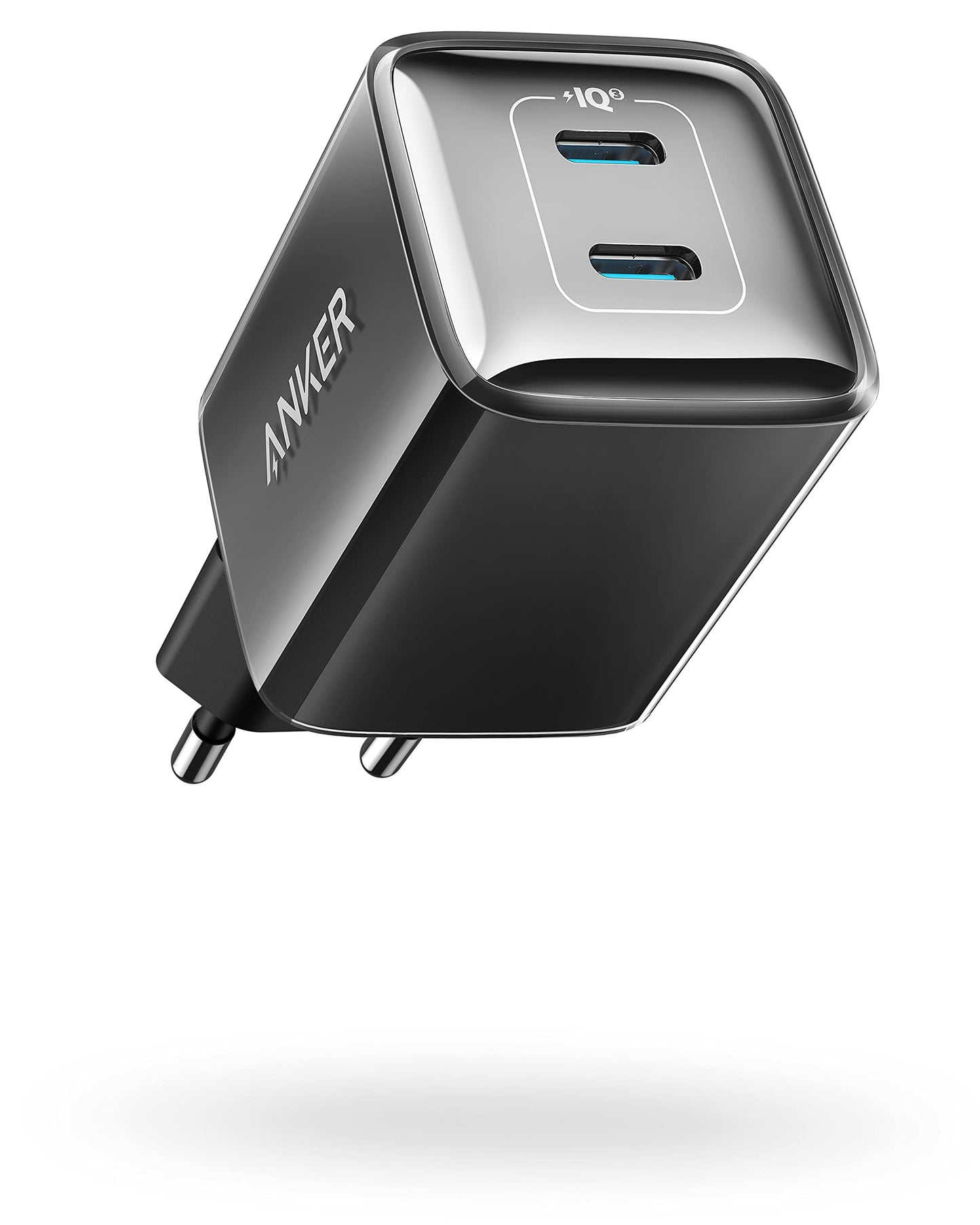 Anchor 521 charger, Anchor Nano, 40W PIQ 3.0 dual-port USB-C adapter, for iPhone 12/Pro/Pro Max/ iPhone Air/16/15, iPad Mini, MacBook Air