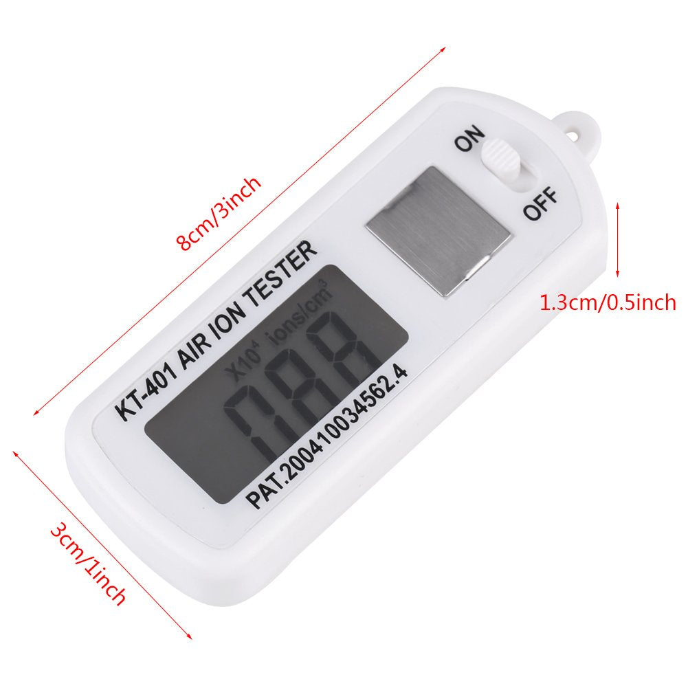 Air ion tester for the negative ion generator with a necklace.