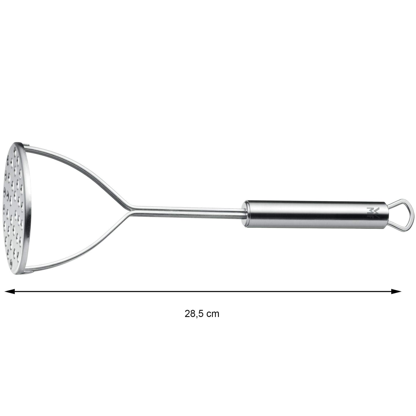 WMF Profi Plus Potato Masher 28.5 cm, Cromargan stainless steel partially matte finish, dishwasher safe & Profi Plus Serving Spoon 32 cm, Cromargan stainless steel partially matte finish, dishwasher safe