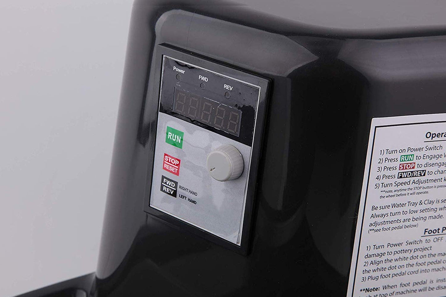 Airgoo Pottery Wheel Ceramics Clay Machine AG-60 250W Electric Machine with Independent Pedal DIY Ceramic Form Tool Ceramic Wheel Machine