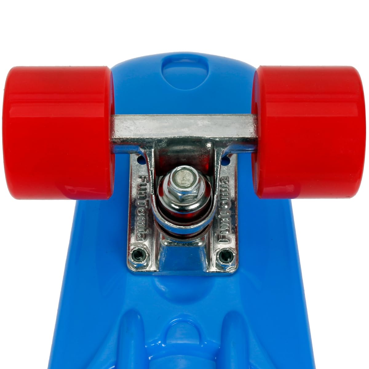 FunTomia 57cm Mini-Board skateboard with or without LED light wheels includes aluminum truck, ABEC-9 bearings, and T-tool (blue)