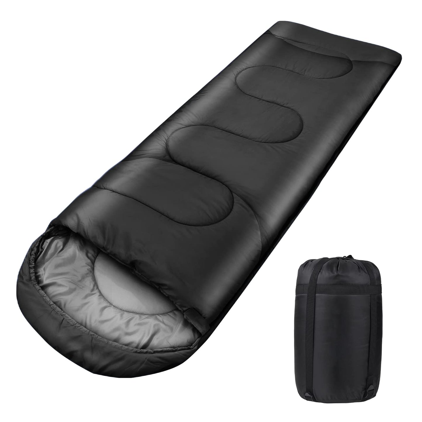 Outdoor camping sleeping bag for 3 seasons, adults sleeping bag, 2 in 1 function blanket sleeping bags, warm, lightweight, waterproof for backpacking, hiking, and traveling.