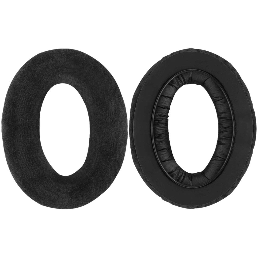Geekria QuickFit Velour Replacement Ear Pads + Replacement Headband Pad for Sennheiser HD580 HD600 Headphones, Ear Pads + Replacement Headband Pad