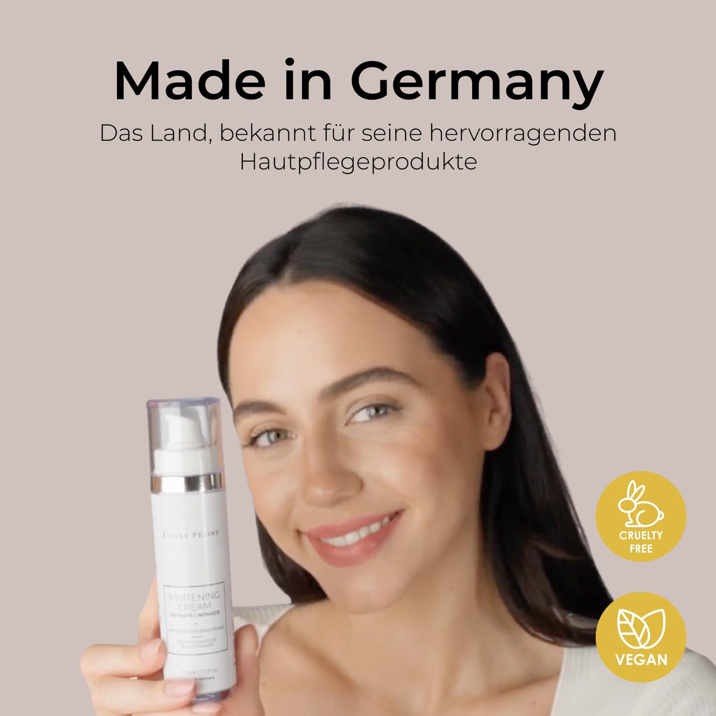 Intimate bleaching cream - Natural vegan whitening cream for intimate areas (50ml) with Alpha-Arbutin, Kojic Acid, Niacinamide, by Elaine Perineβ’ | π πππ ππ‘ πππ₯π ππ‘π¬ A