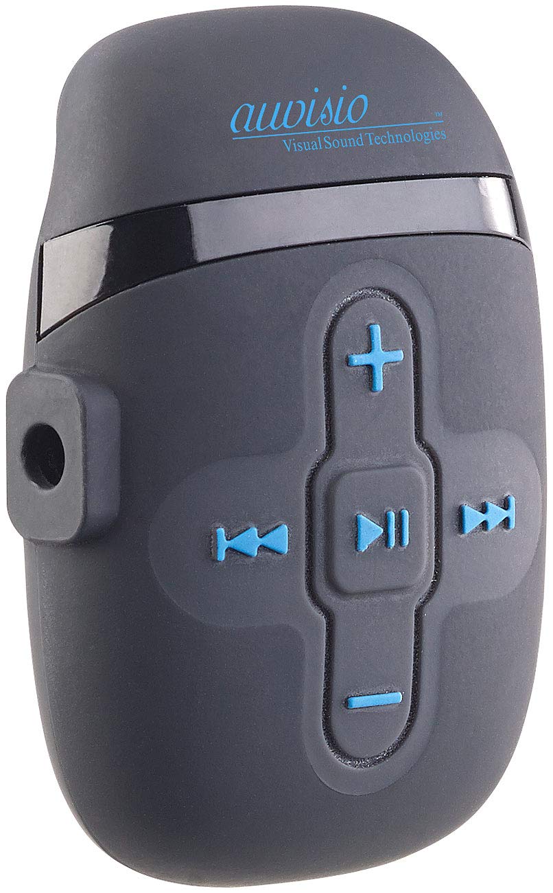 auvisio MP3 player waterproof: Waterproof sports MP3 player DMP-450.x8 with 8 GB storage, IPX8 (wireless waterproof MP3 player, swimming MP3 player, waterproof headphones)