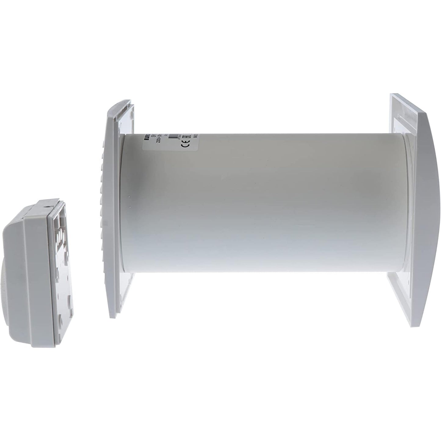 LIRAST Ø 100mm Heat Distributor with Thermostat - White Fan - Ventilator Heat Exchanger
