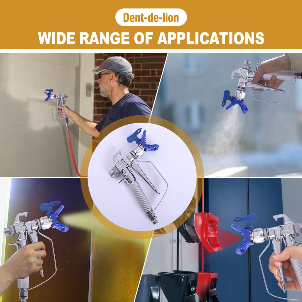 3600 PSI Airless Paint Gun High Pressure + Nozzle Seat +5 x Airless Paint Gun Filters