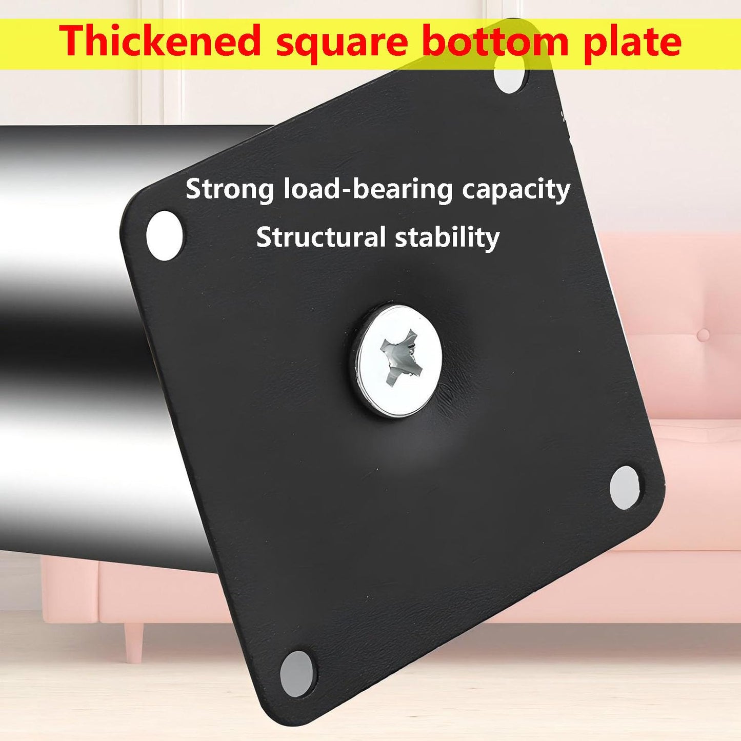 Qrity 4X Table Leg, Furniture Feet, Adjustable 350mm Furniture Legs for Tables, Desks, DIY Furniture, Sofas, Cabinets, etc.