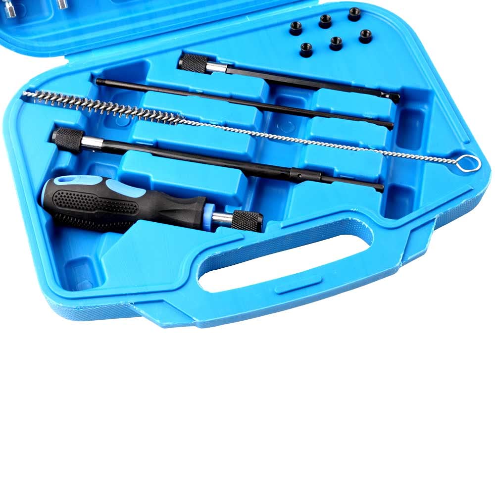 aleto 19 part INJECTOR SEAT SEALING TOOL INJECTOR SHAFT CLEANING Set