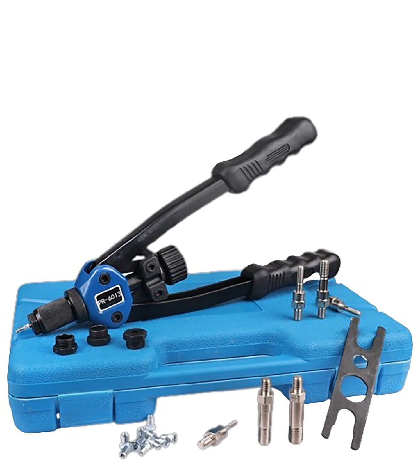 YWHWXB Rivet Nut Tool, 33cm Hand Rivet Nut Setter Kit - 110Pcs Heavy Duty Rivet Nuts M3-M12 and 7 Metric & Inch Mandrels Kits with Rugged Carrying Case
