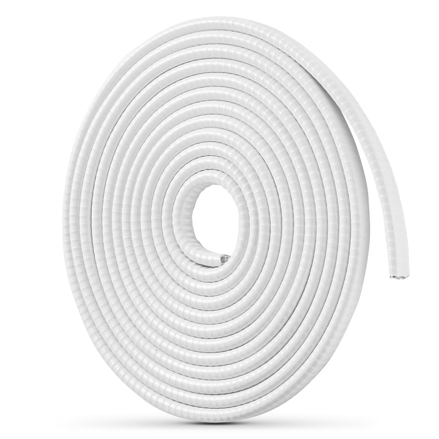 10M Car Door Edge Guard, Car Rubber Seal Strip Edge Protection, U-Shape Rubber Edge Guard Window Seal Rubber Profile Suitable for Most Cars (White)