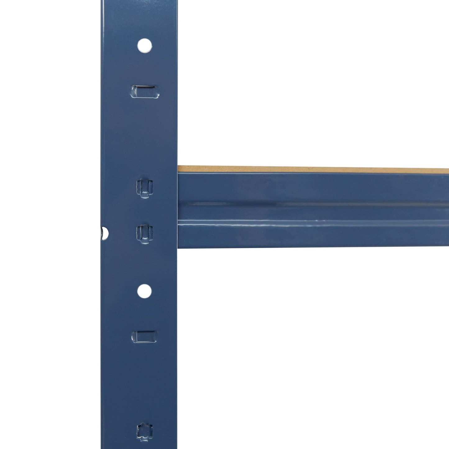 shelfplaza® 100x40x40cm HOME heavy duty shelf blue/metal shelf with 3 shelves/cellar shelf metal, garage shelf, workshop shelf or storage shelf/metal boltless shelf with 175kg load capacity