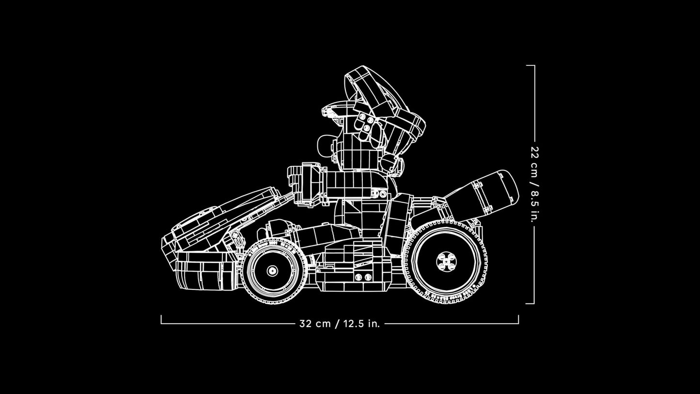 LEGO Super Mario: Mario Kart: Mario & Standard Kart - Nintendo figurine and buildable car for gaming fans - Collectible for adult gamers and video game fans 72037