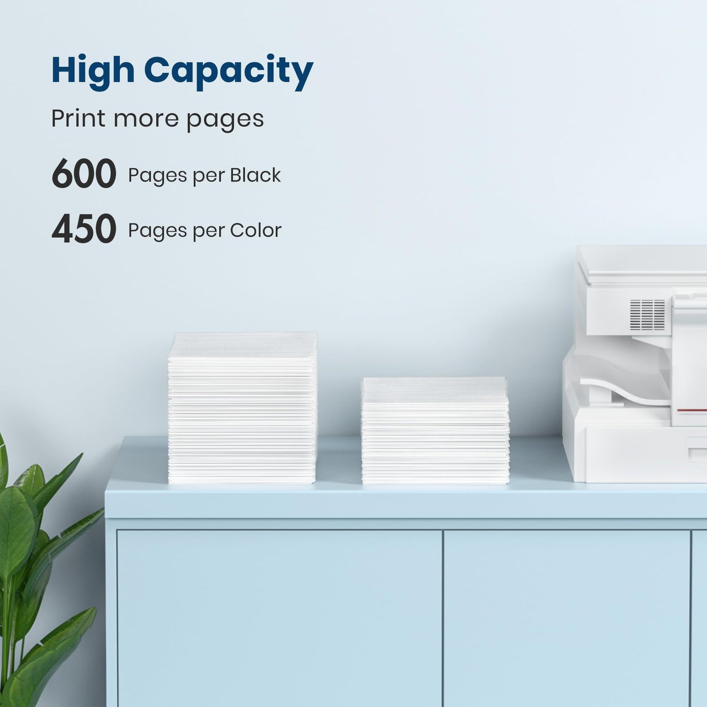 302XL printer cartridges multipack replacement for HP 302 XL cartridges. Includes black and color cartridges for HP Envy 4525 4520 4522 4524 4527 Officejet 3830 3831 3833 5230 Deskjet 2130 3630 3636 1110 (2 pack).