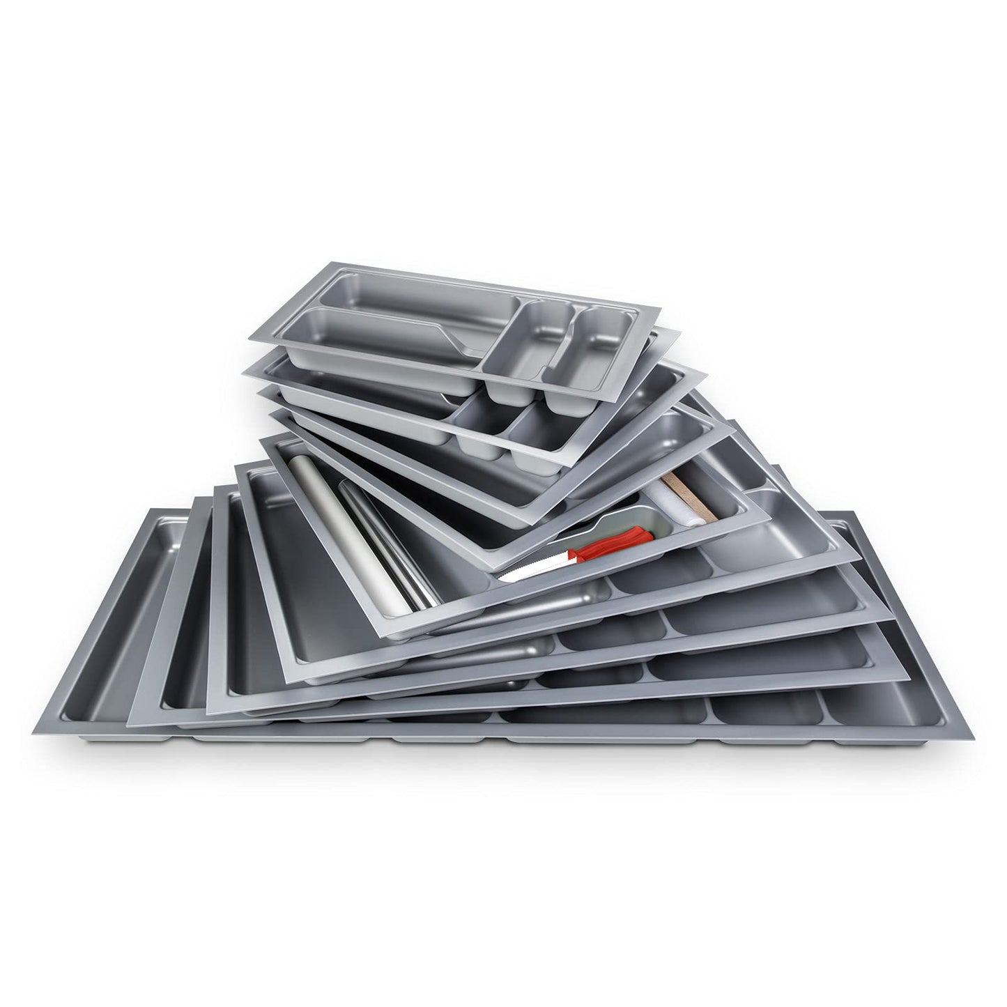 Orga-Box cutlery insert I cutlery tray 817 x 474 mm for Tandembox + ModernBox in 90cm cabinet.