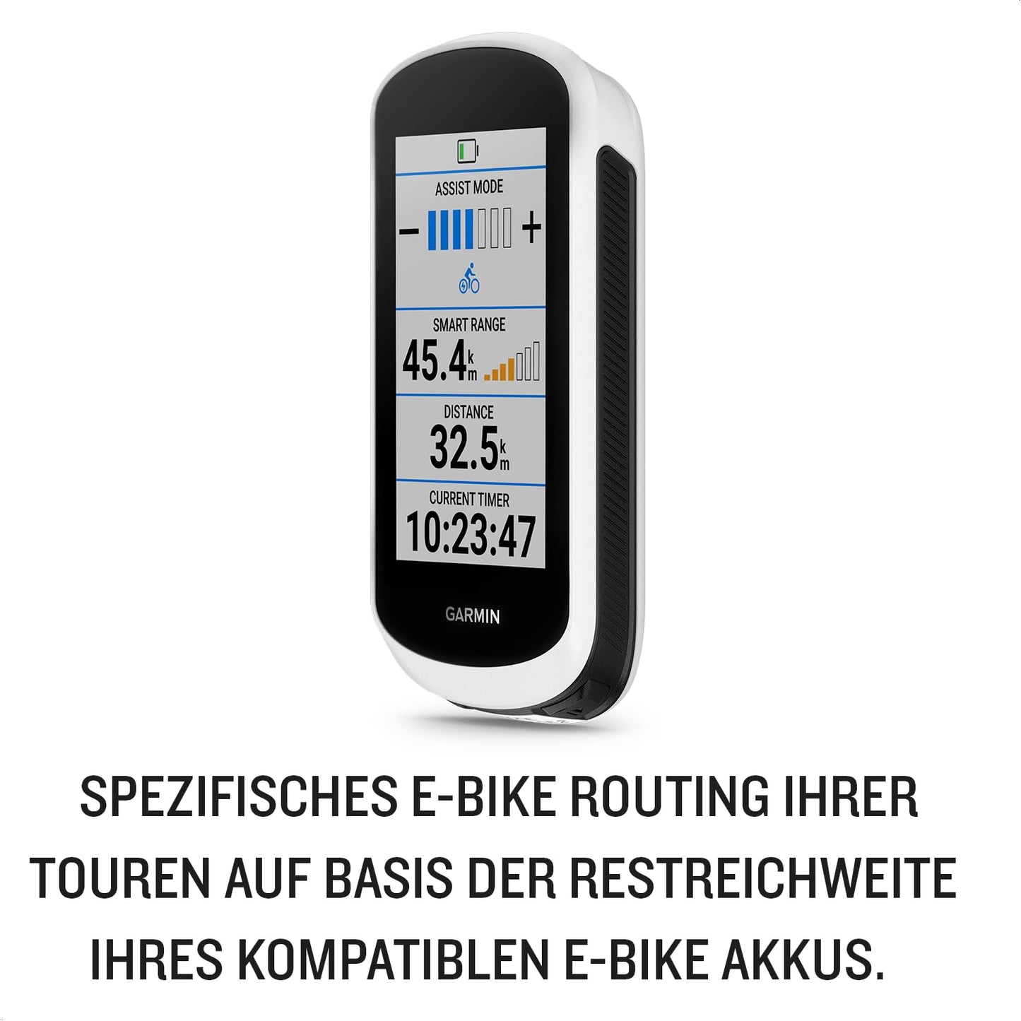 Garmin Edge Explore 2 - GPS bike nav for touring & e-bike, 3" touch display, easy operation, specific e-bike routing, preloaded Europe map & up to 16 hrs battery life.