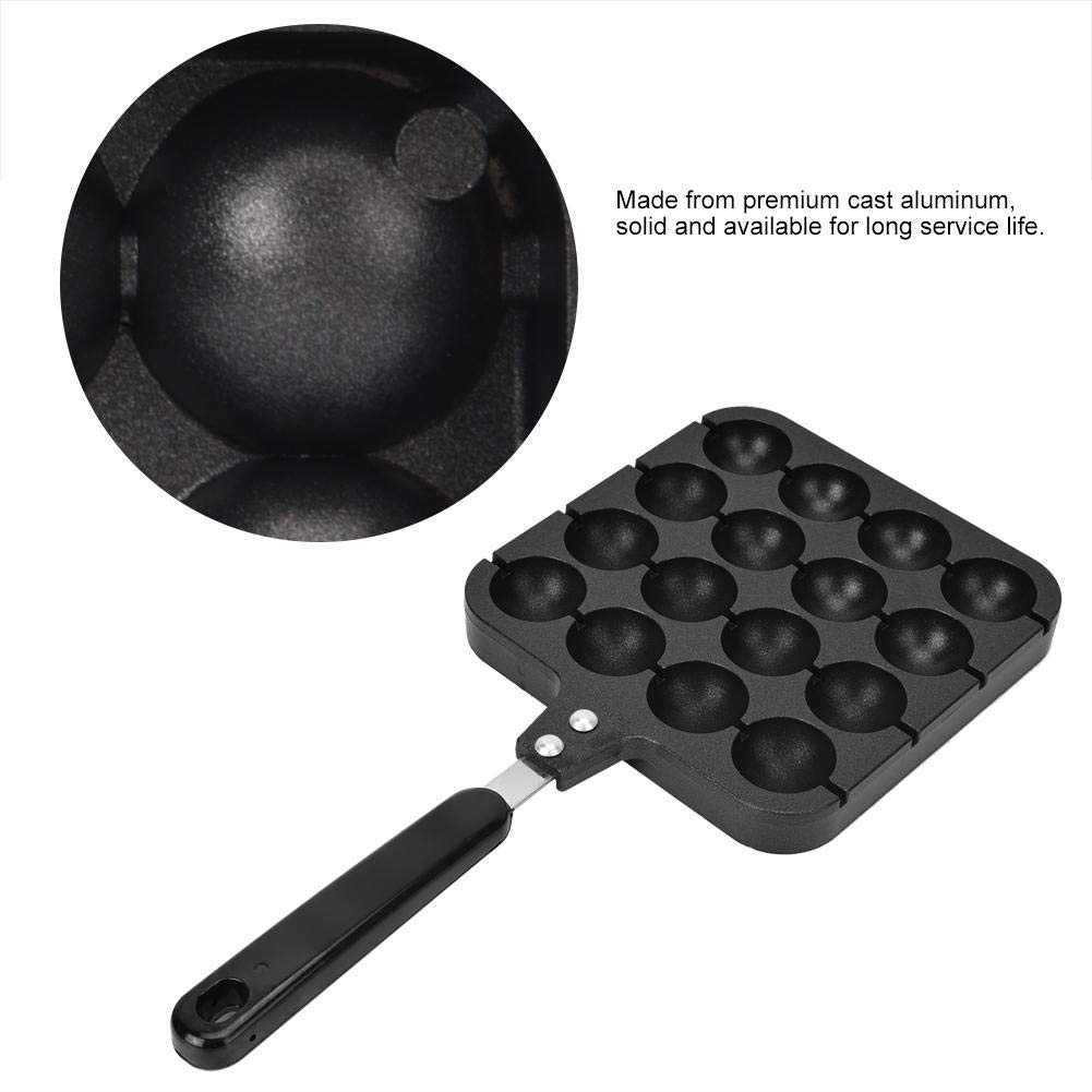 Mumusuki Takoyaki Grill Pan Plate Cooking Baking Mold Tray Cast Aluminum Nonstick Japanese Food Round Pancakes Kitchen