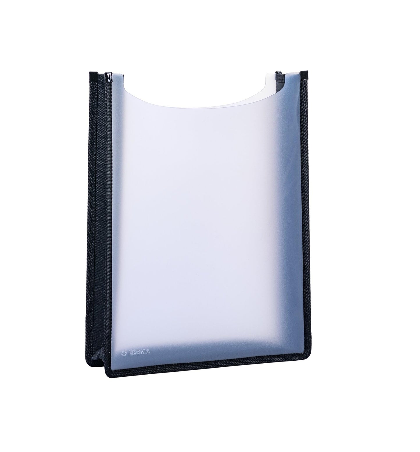 HERMA Binder A4 Backpack Transparent Set, 18 pieces, top open, kids plastic school binder for folders, books, notebooks, pads & documents, sturdy binder for the backpack