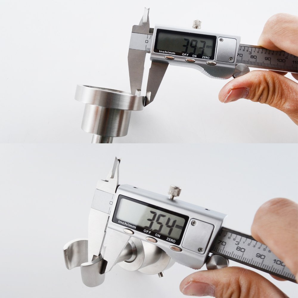 Heavy-duty stainless steel shower holder with ball joint universal model KF - B808