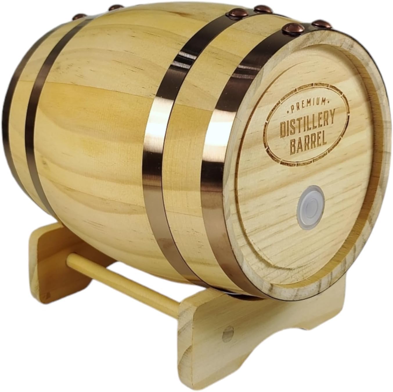 InGenious Mini decanter made of wood for whisky barrels | functional drink holder for whisky and spirits.