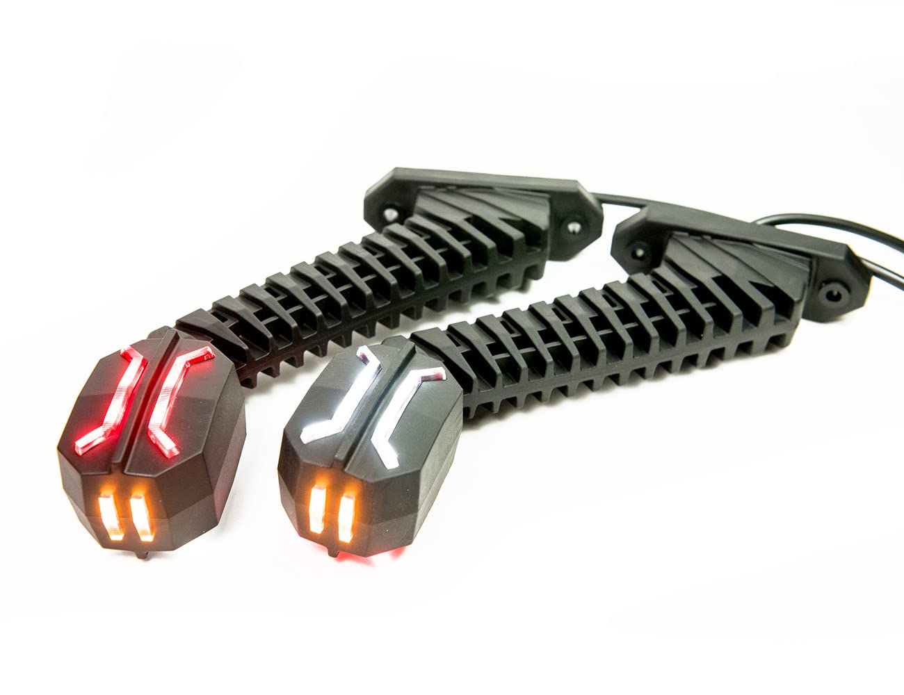2 x LED Rubber Side Marker Light 12V 24V with E-Mark Position Light for Car Truck Trailer RV Lamp White Red Orange
