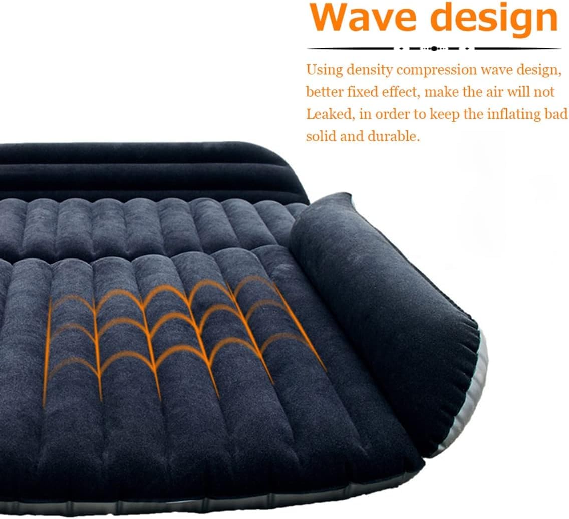 HAOYAO Car Mattress, Car Air Mattress with Air Pump Thicker SUV Air Mattress Inflatable Bed for Outdoor Camping Traveling
