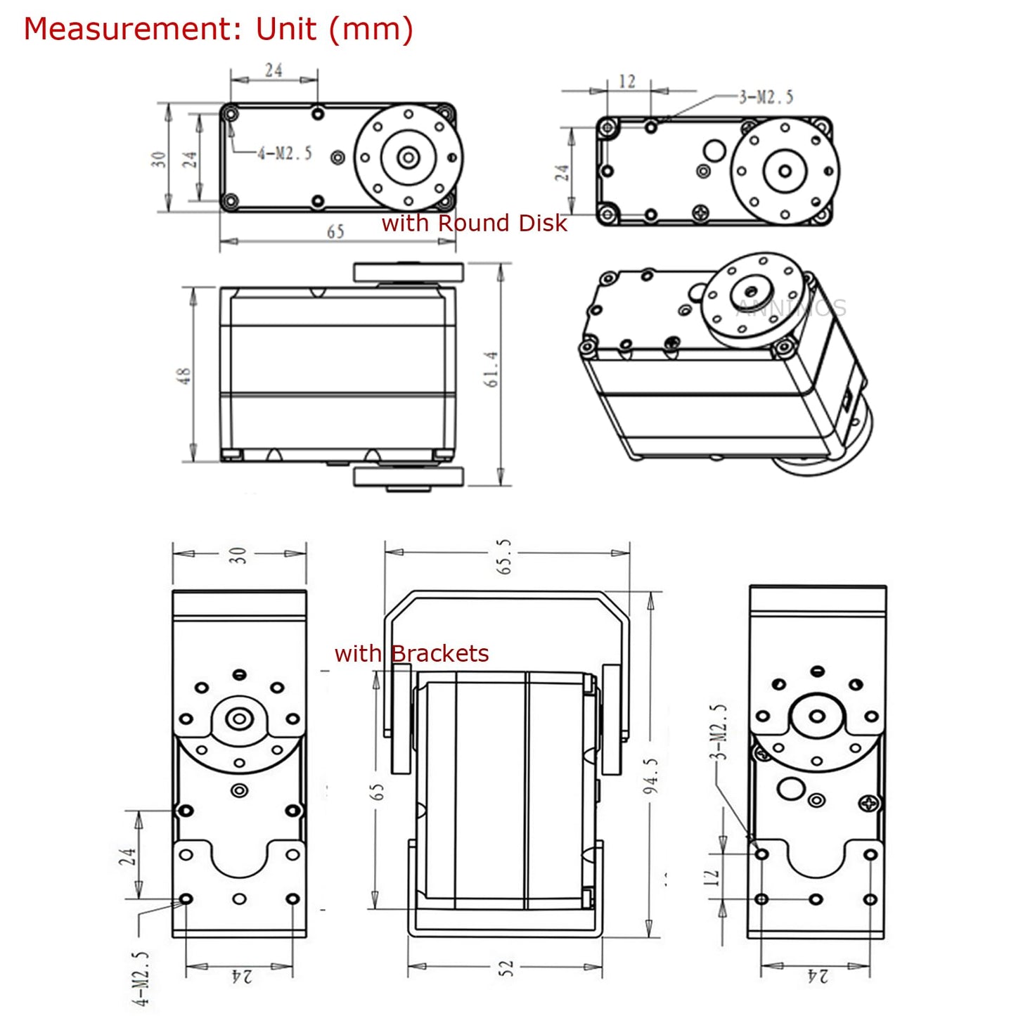150KG robot servo motor 12V high voltage high torque steel gear large digital steering servos with brackets.