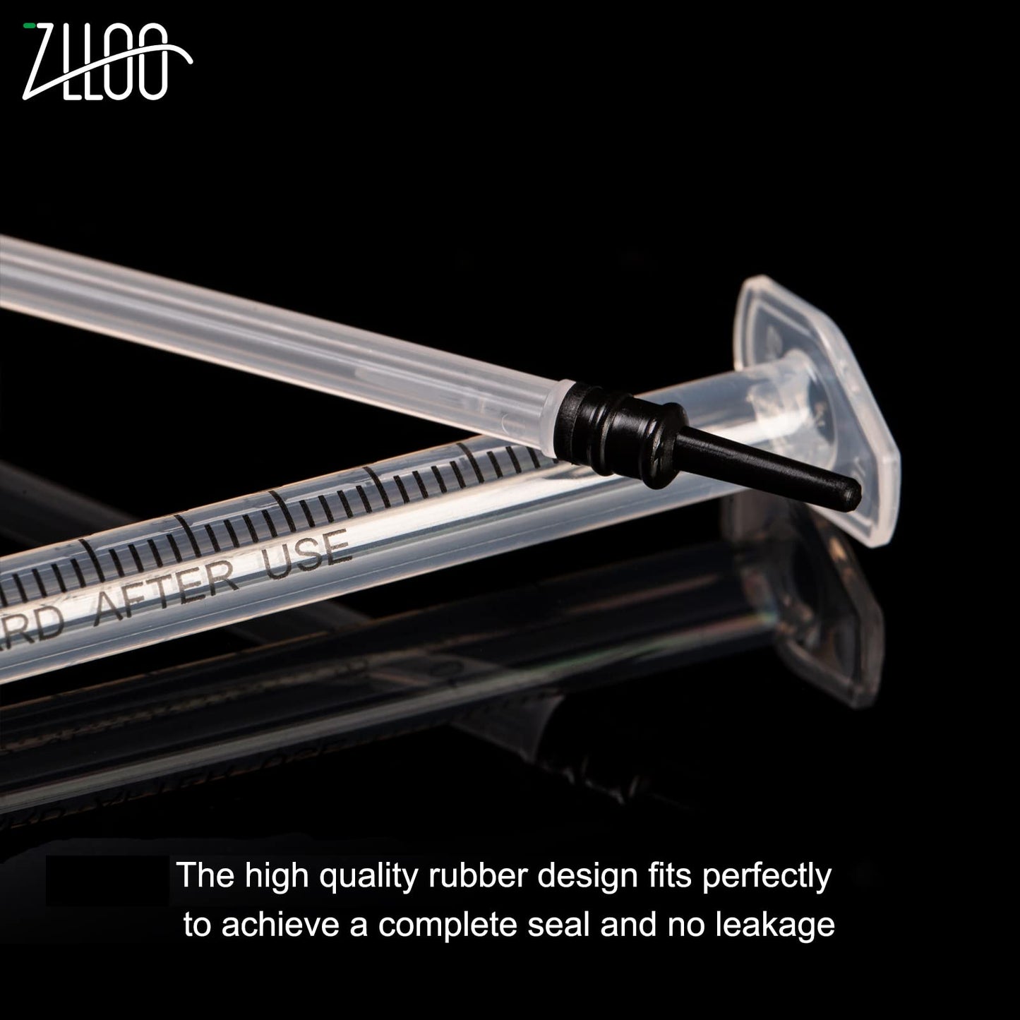 1 ml/cc plastic syringe with 25G-25mm needle, disposable Luer-Lock, individually packaged, easy to use (100 pieces)