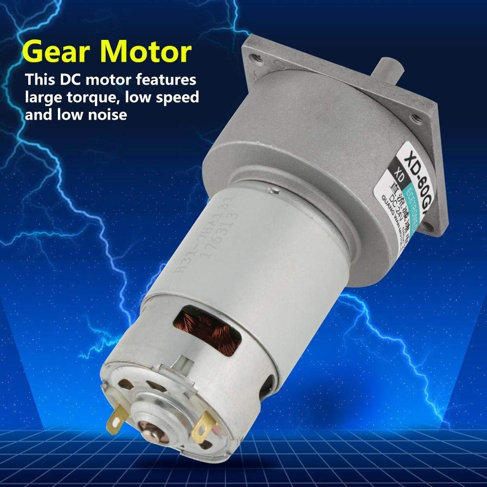 5-600 RPM speed reducer gear motor DC 12/24V 35W CW/CCW micro high torque speed gearbox (12V 10RPM)