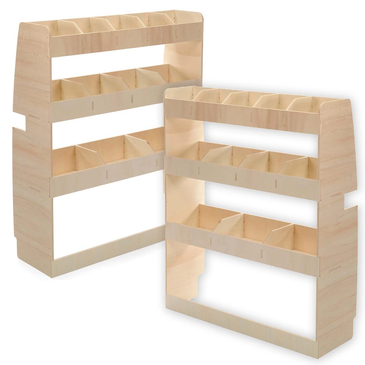VANIFY - Compatible with Ford Transit Custom L1 2012+ vehicle shelving, double shelves at the rear.