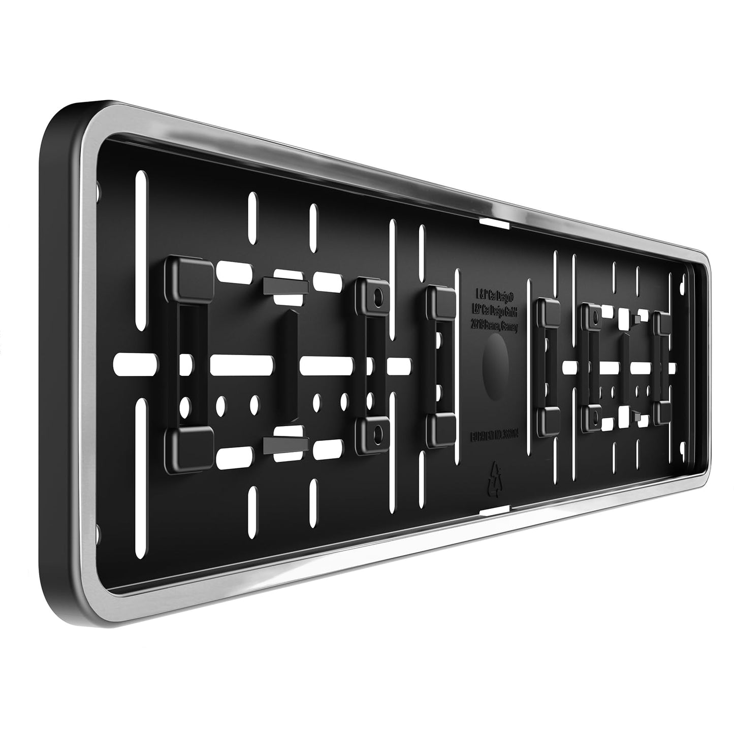 License plate holder constant frame license plate bracket car license plate holder in chrome look license plate bracket vehicle license plate holder car license plate 2 pieces