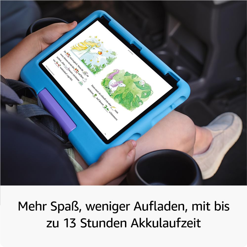 Fire HD 10 Kids Tablet (Latest Generation), for preschool-age children | With brilliant 10-inch display, parental controls, and 2-year worry-free guarantee | 2023 version, 32GB, green