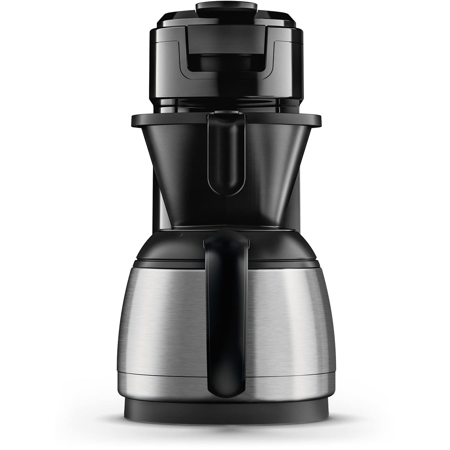 Philips Senseo Switch Pad and Filter Coffee Machine, 2-in-1 brewing technology, 1-liter water tank, 7 cups in one go, piano black (HD6592/64)