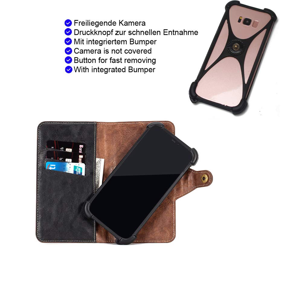 K-S-Trade high-quality & innovative phone case flip cover for Fairphone 4. Protective book-style case with 1x pouch.