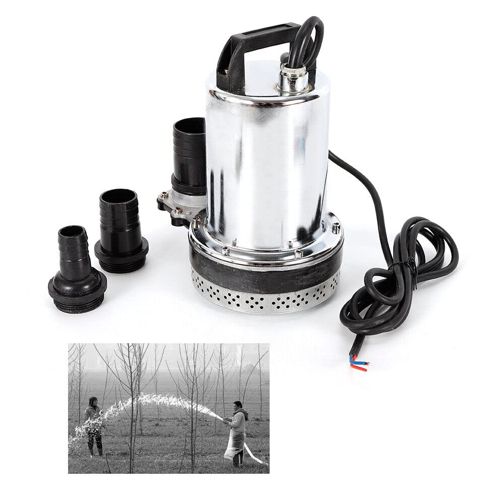 6000L/H Water Pump DC Submersible Pump For Dirty Water Sewage Pump Stainless Steel Pump Housing Aquaculture Pump