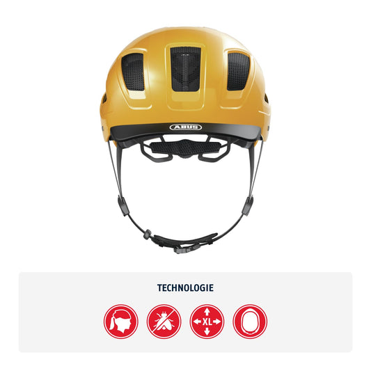 ABUS HYBAN 2.0 bike helmet, Yellow (icon Yellow), L