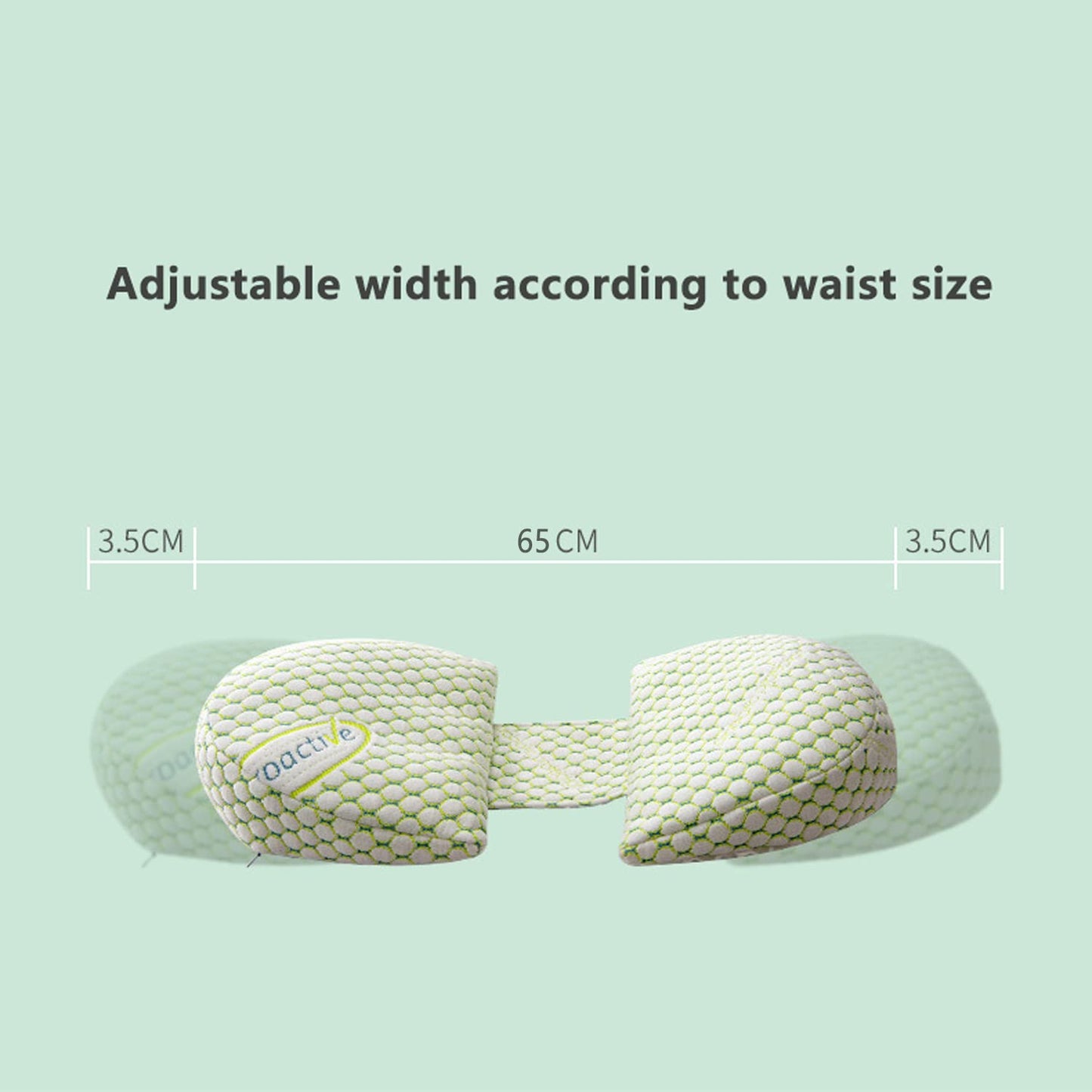 KINGGOO New Pregnancy Pillow for Sleeping, Adjustable, Support for Back, Hips, Legs, Belly for Expectant Mothers, Side Sleeper Pillow with Removable Cotton Cover.